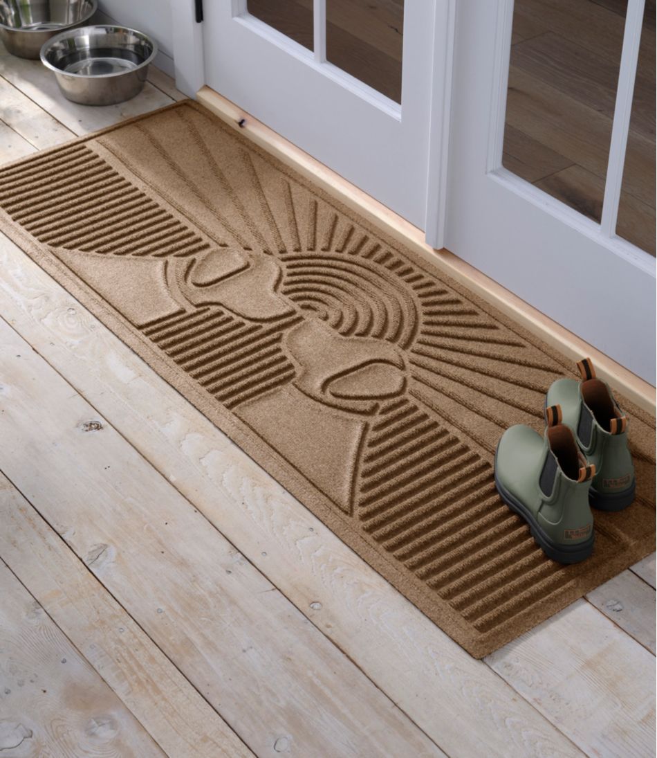 Everyspace Recycled Waterhog Wide Doormat, Sunrise Dogs - Image 5