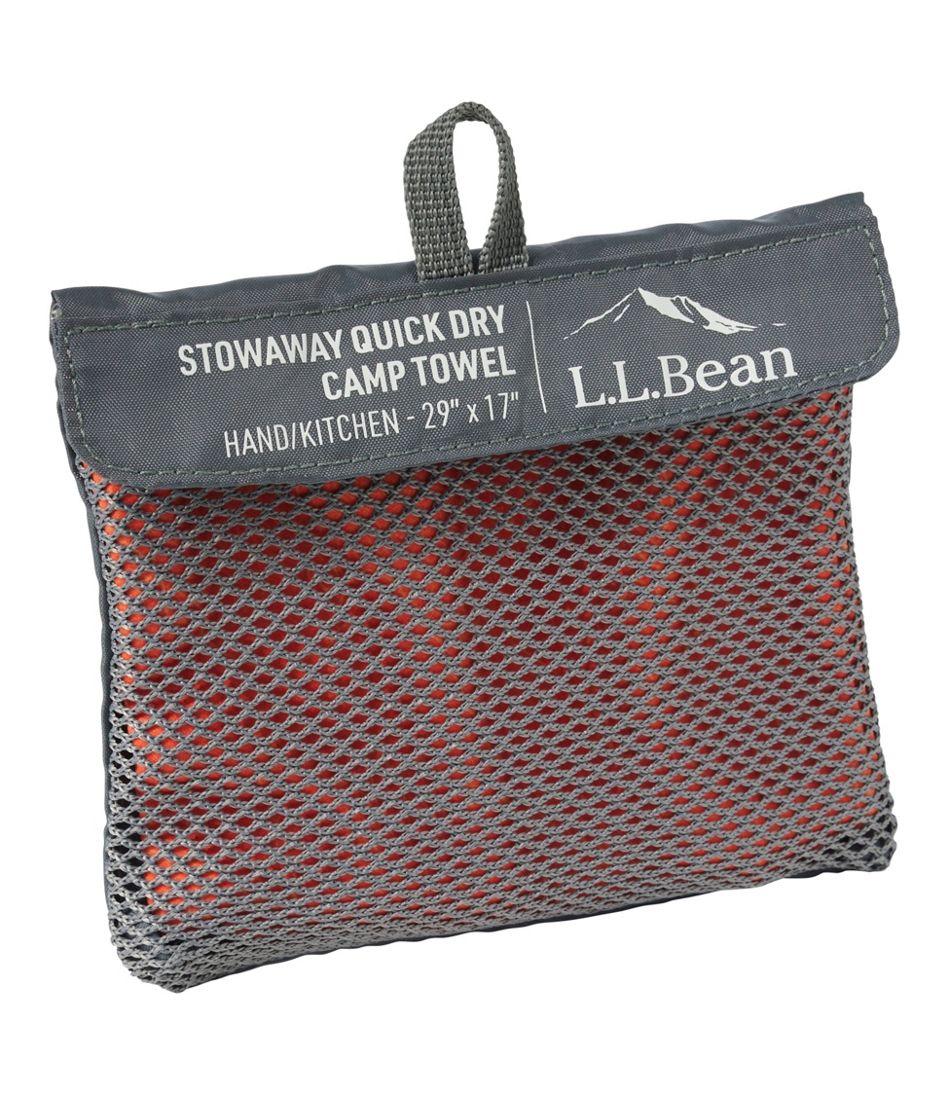 L.L.Bean Stowaway Quick-Dry Camp Towel, Print - Image 3