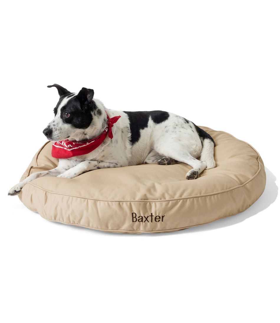 Premium Denim Dog Bed, Round - Image 2