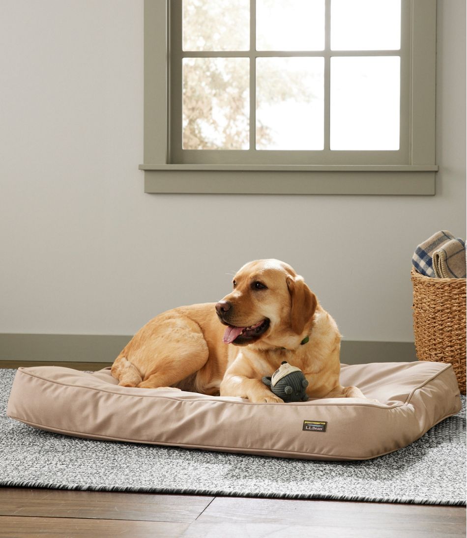 Premium Denim Therapeutic Dog Bed, Rectangular - Image 2