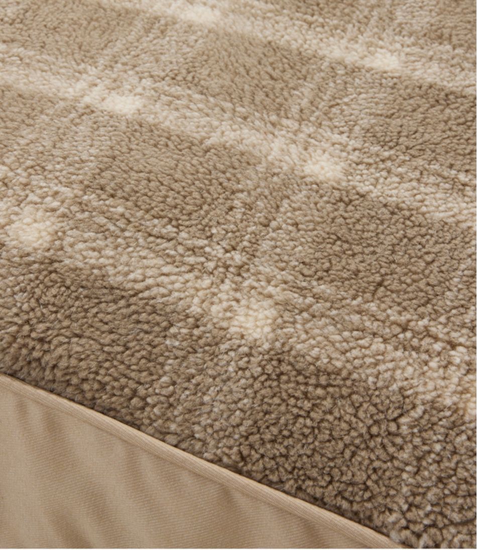 Premium Fleece Dog Bed Replacement Cover, Rectangular - Image 3