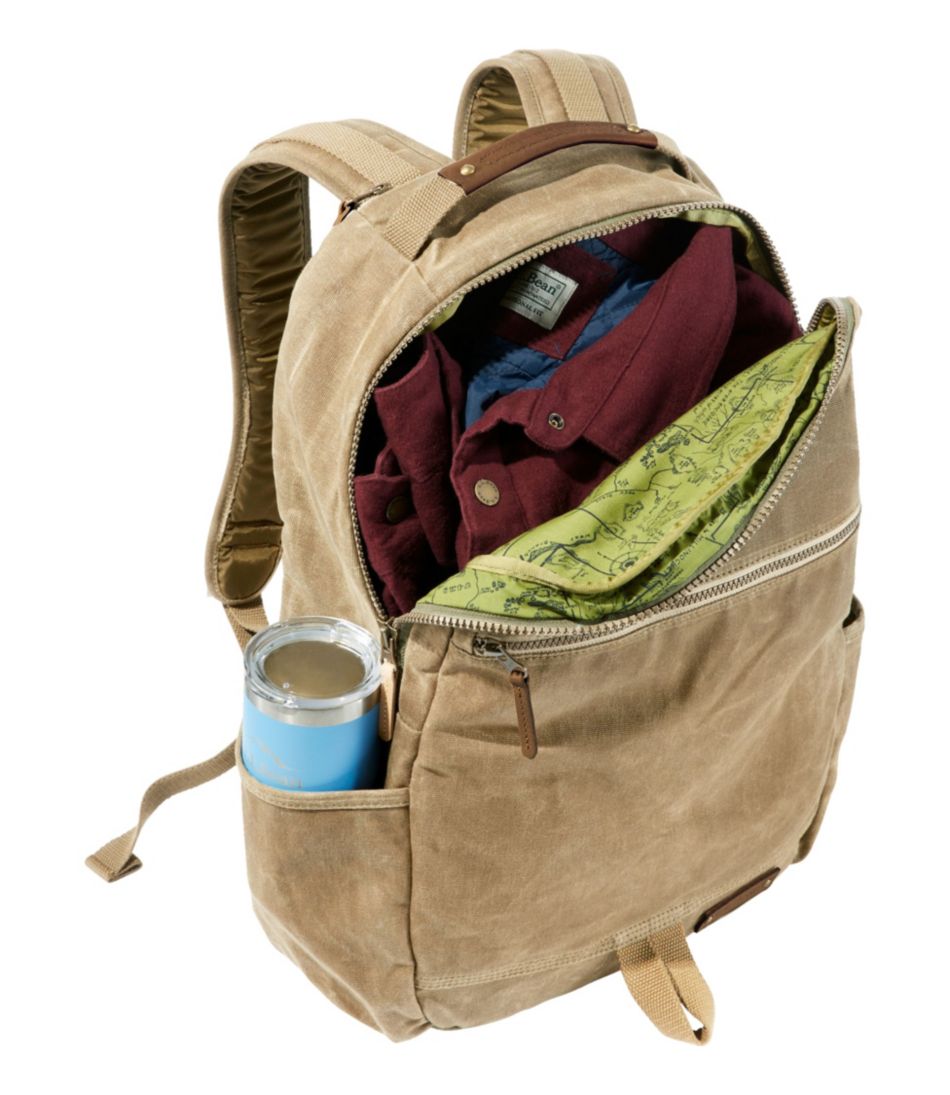 Waxed Canvas Travel Backpack - Image 4