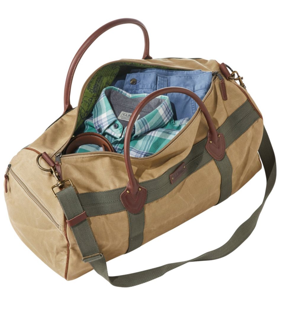 Waxed Canvas Duffle, Medium - Image 4