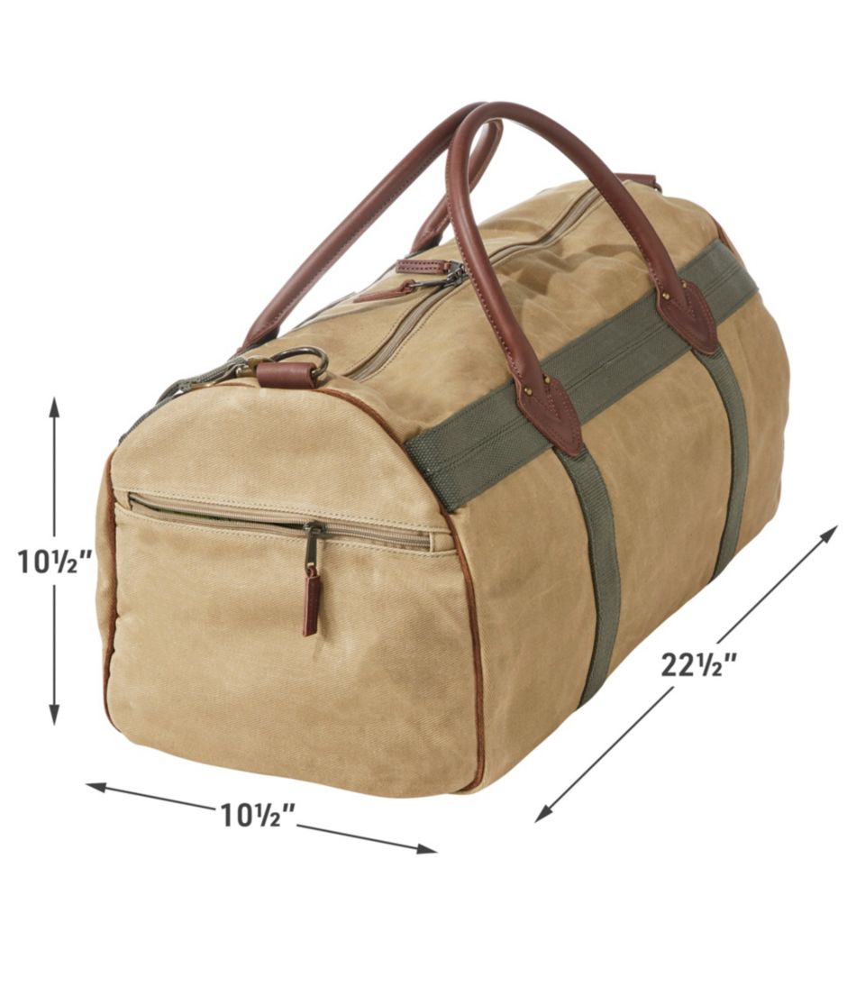 Waxed Canvas Duffle, Medium - Image 6