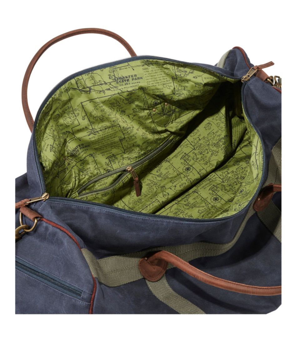 Waxed Canvas Duffle, Large - Image 3