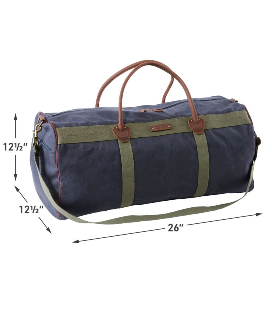 Waxed Canvas Duffle, Large - Image 5