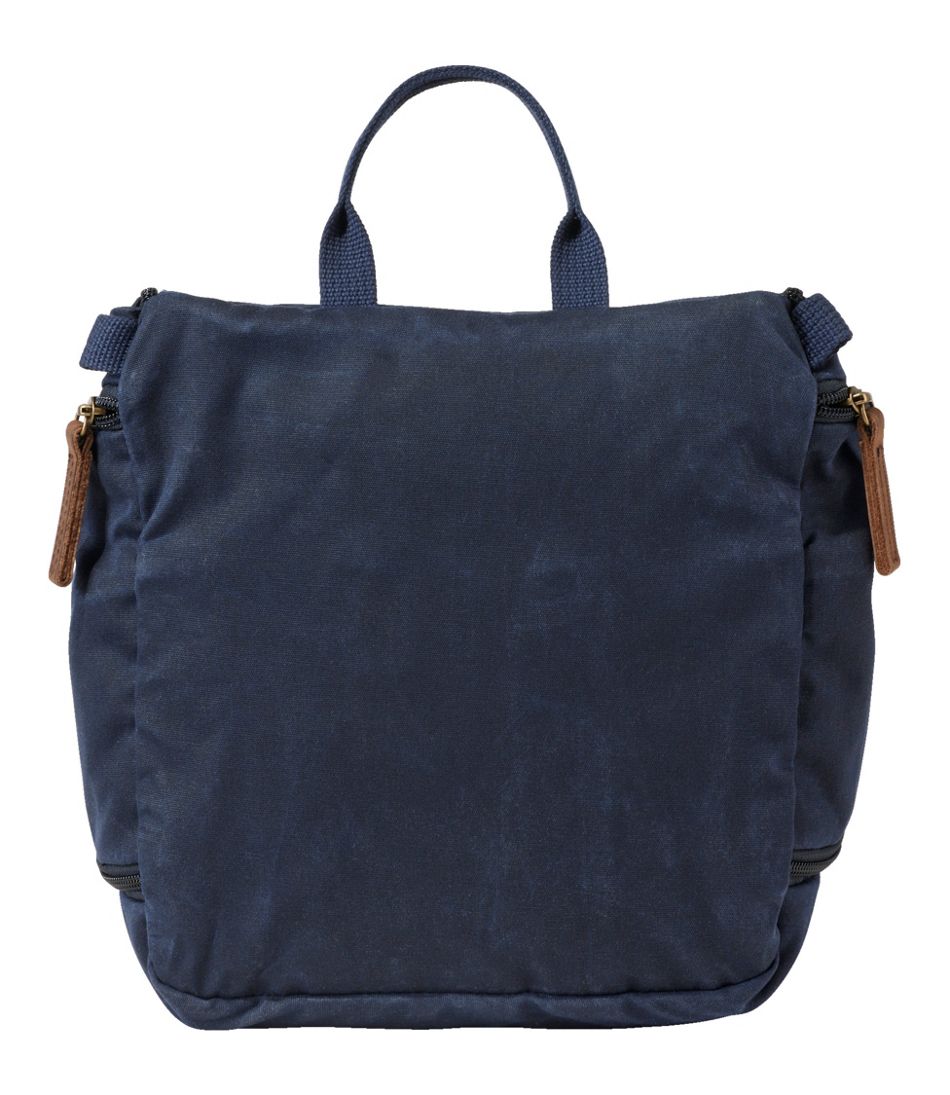Waxed-Canvas Personal Organizer Toiletry Bag, Medium - Image 2