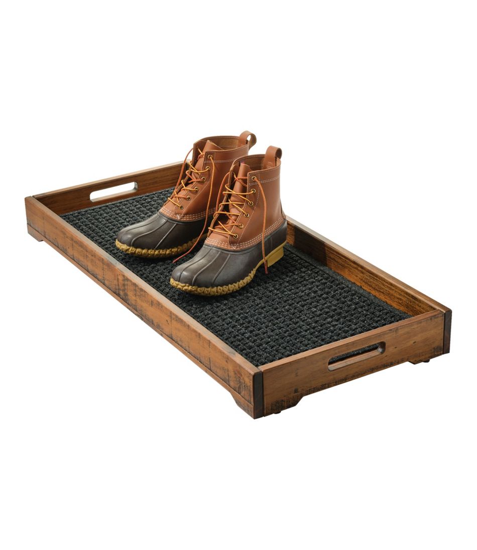 Rustic Wooden Boot Tray - Image 5