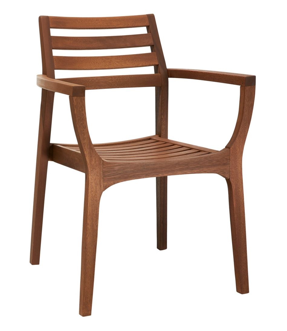 Eucalyptus Stacking Chairs, Set of Four