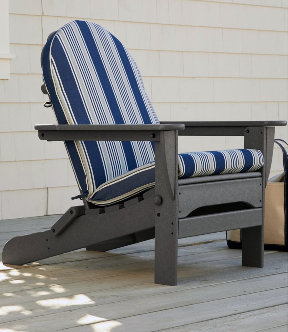 Casco Bay Adirondack Chair Seat and Back Cushion, Stripe - Image 2