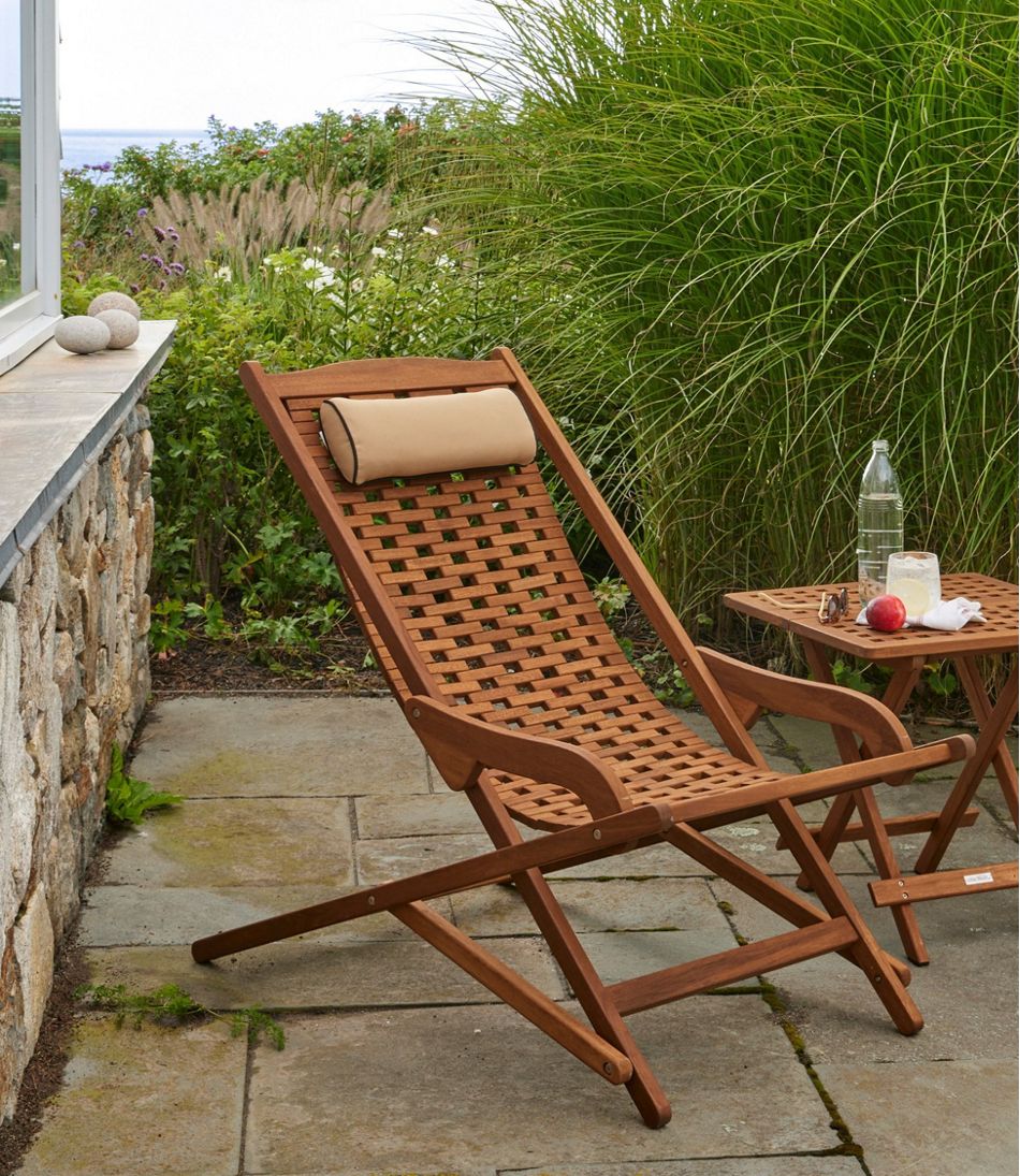 Eucalyptus Sling Folding Lounger - Image 2