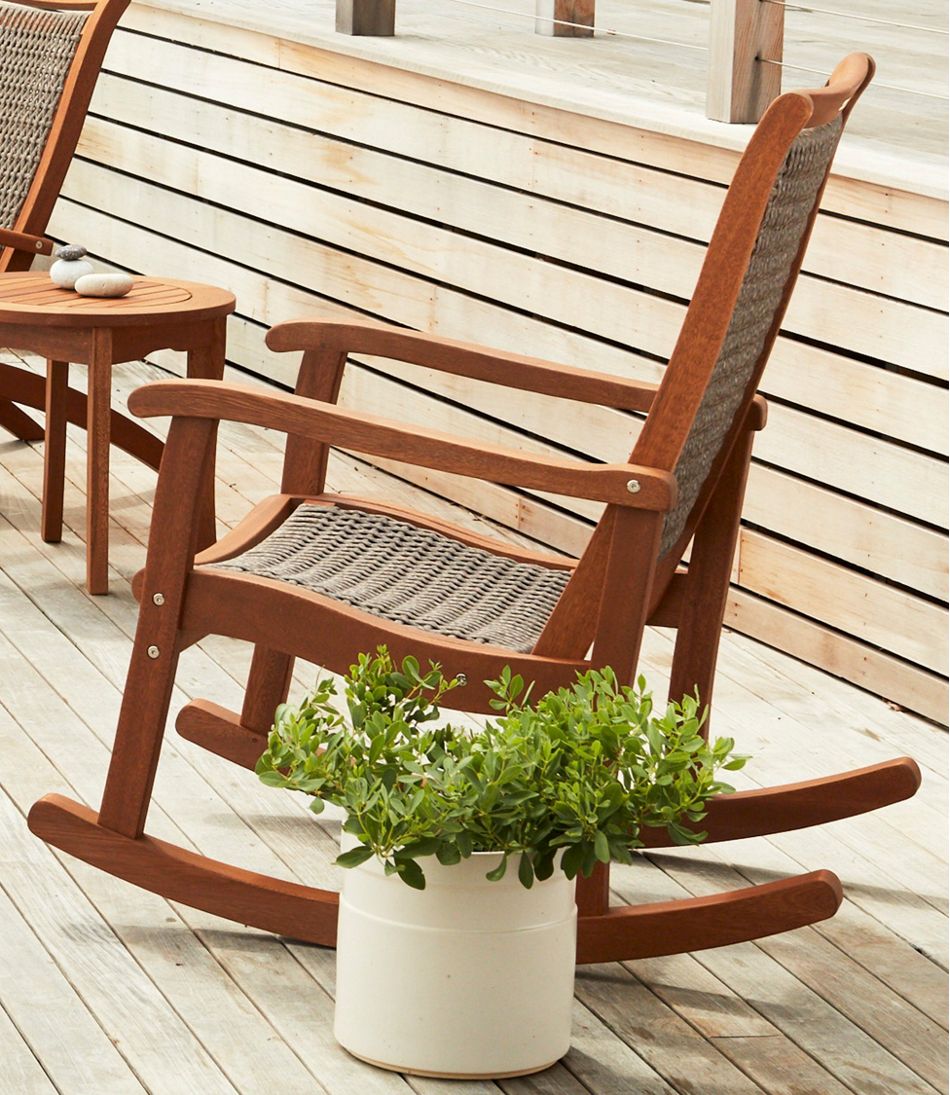 Wicker Eucalyptus Rocker - Image 2
