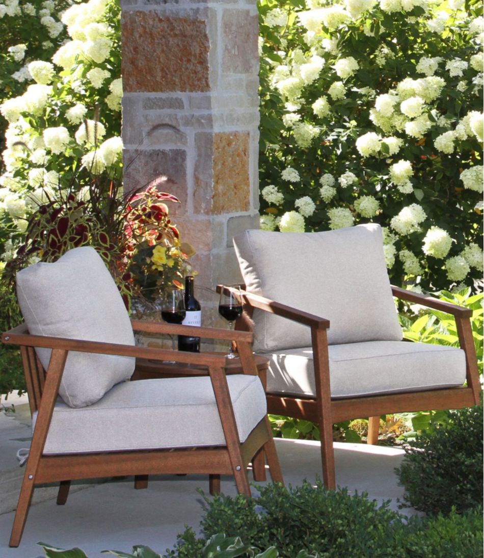 Eucalyptus Patio Chair, Set of Two - Image 2