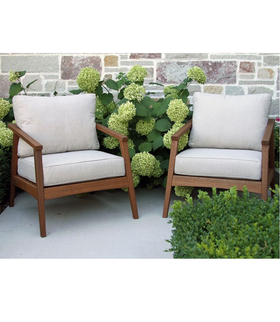 Eucalyptus Patio Chair, Set of Two - Image 3