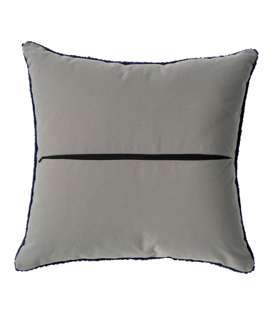 Indoor/Outdoor Hooked Pillow, Buoys - Image 3