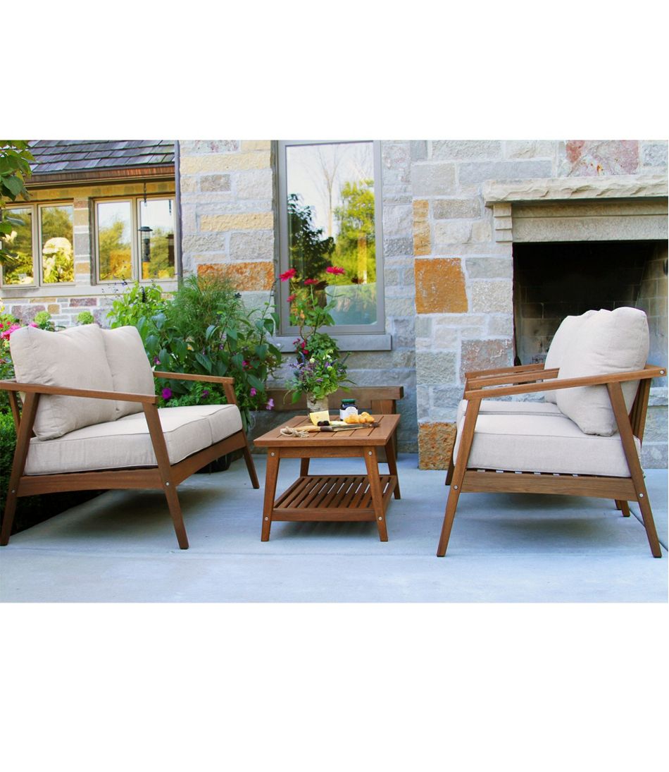 Eucalyptus 4-Piece Patio Set - Image 3