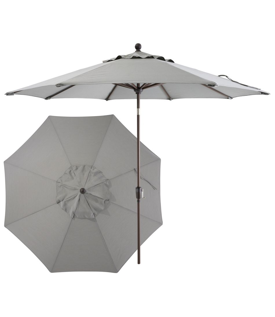 Weather-Resistant 9' Market Umbrella, Push Button