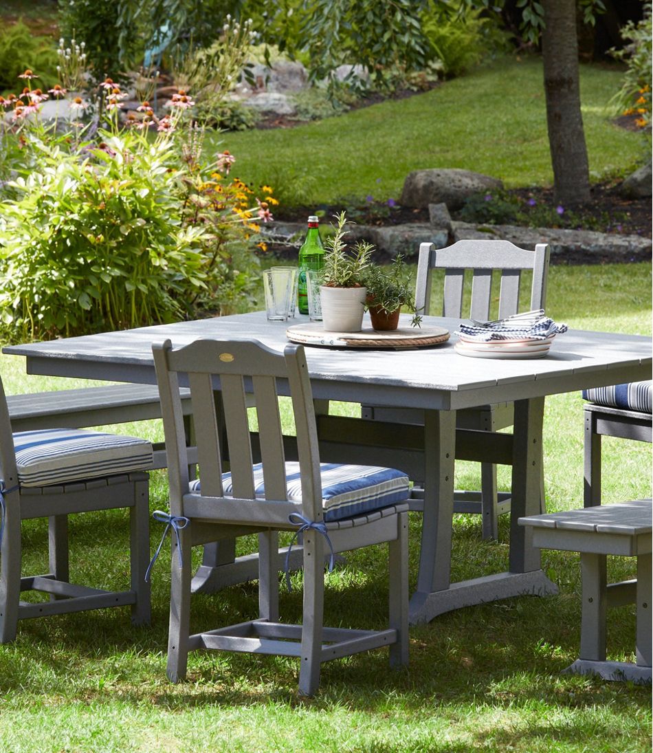 All-Weather Farmhouse Table, Square, 8-Person - Image 2