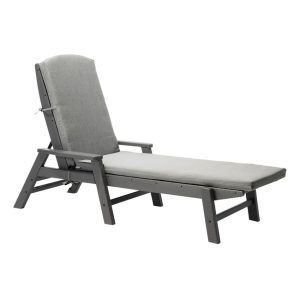 All-Weather Chaise Lounger Textured Cushion