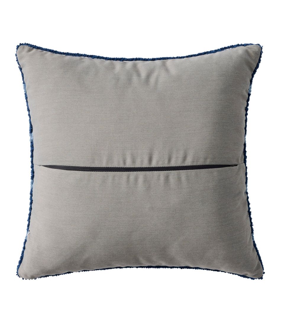 Indoor/Outdoor Hooked Pillow, 18x18 Lobster - Image 2