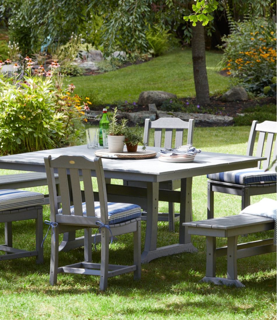 Casco Bay Cushion for All-Weather Armless/Folding Chair, Stripe - Image 2