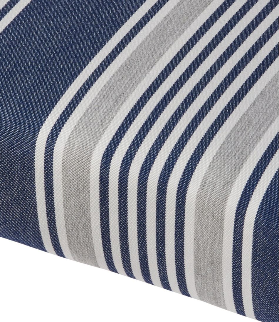 Casco Bay Cushion for All-Weather Armless/Folding Chair, Stripe - Image 3