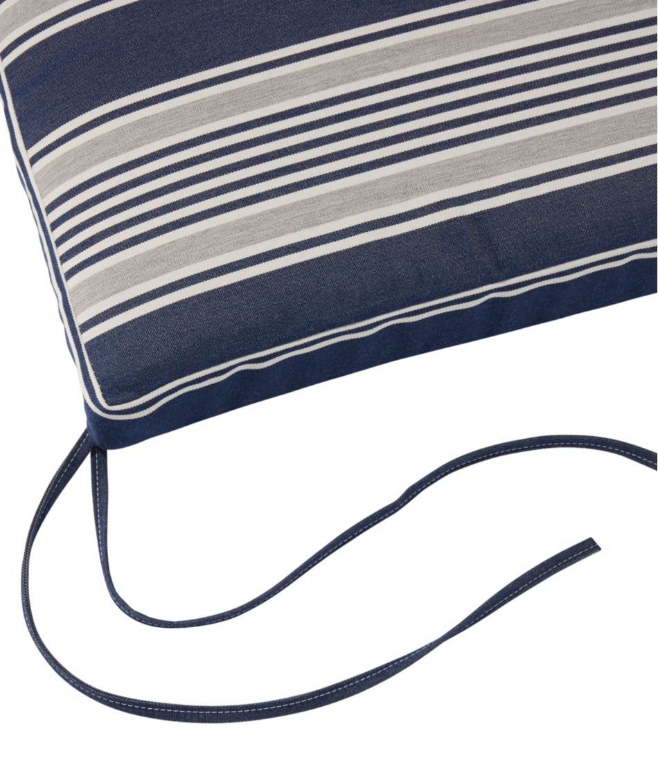 Casco Bay Cushion for All-Weather Armless/Folding Chair, Stripe - Image 4