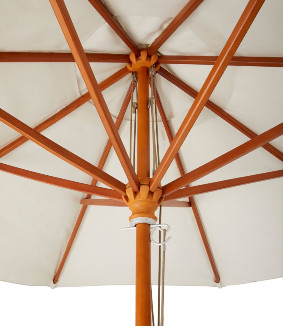 Sunbrella Market Umbrella, Wood - Image 3