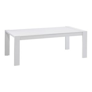 White Aluminum Deep Seating Coffee Table