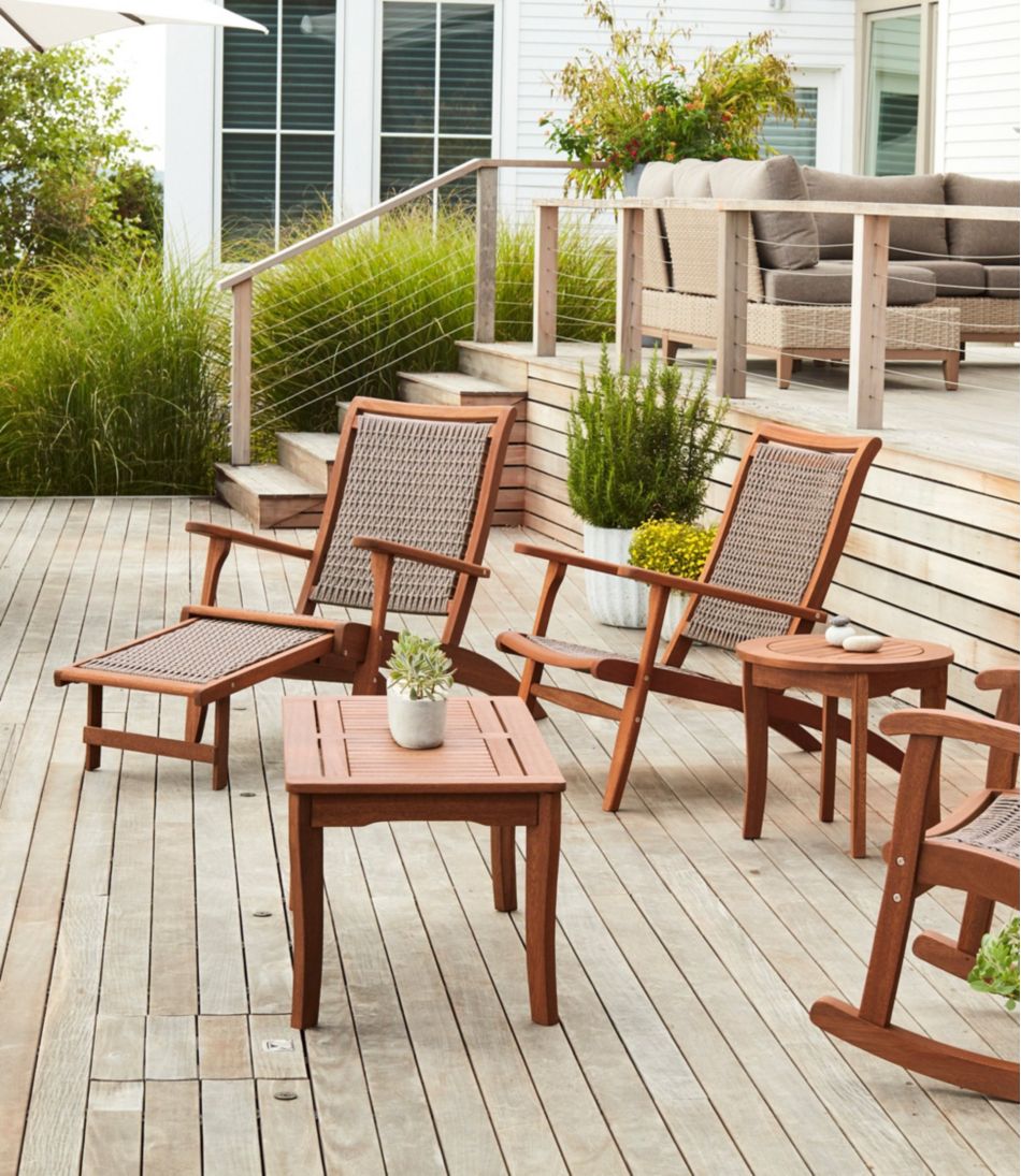 Wicker Eucalyptus Lounger - Image 2