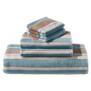 Bean's Organic Cotton Towel, Stripe