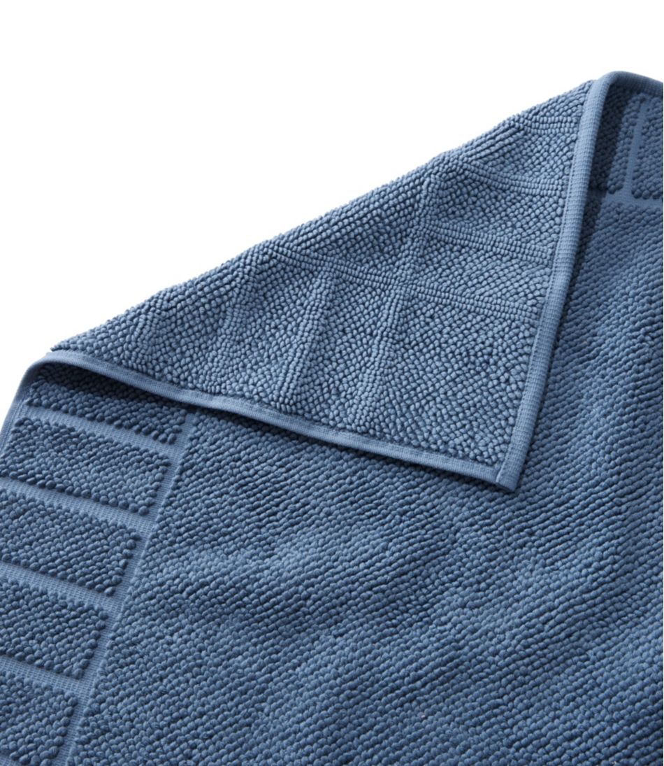 Organic Cotton Textured Bordered Bath Mat - Image 2