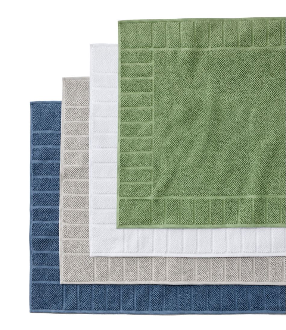 Organic Cotton Textured Bordered Bath Mat - Image 4