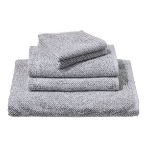 Organic Textured Cotton Towel, Marled