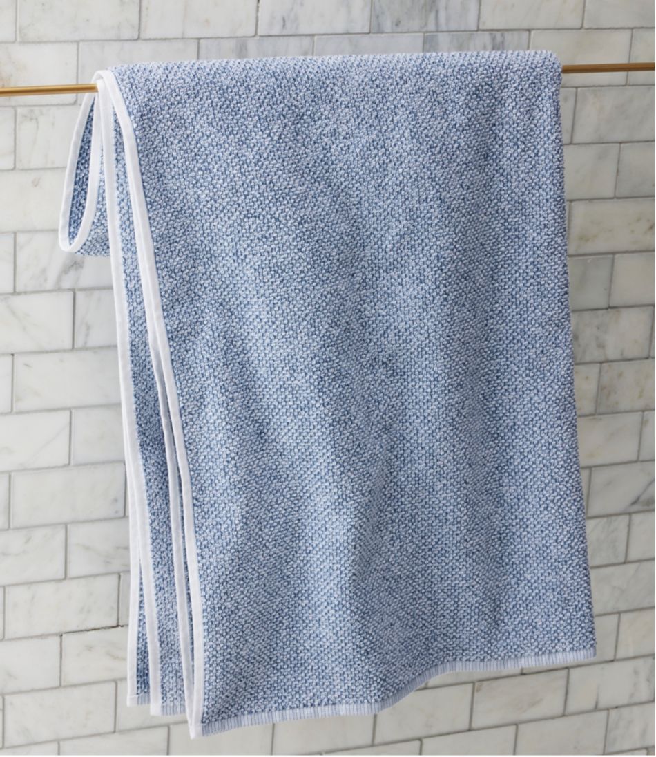 Organic Textured Cotton Towel, Marled - Image 3