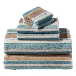 Bean's Organic Cotton Towel Set, Stripe