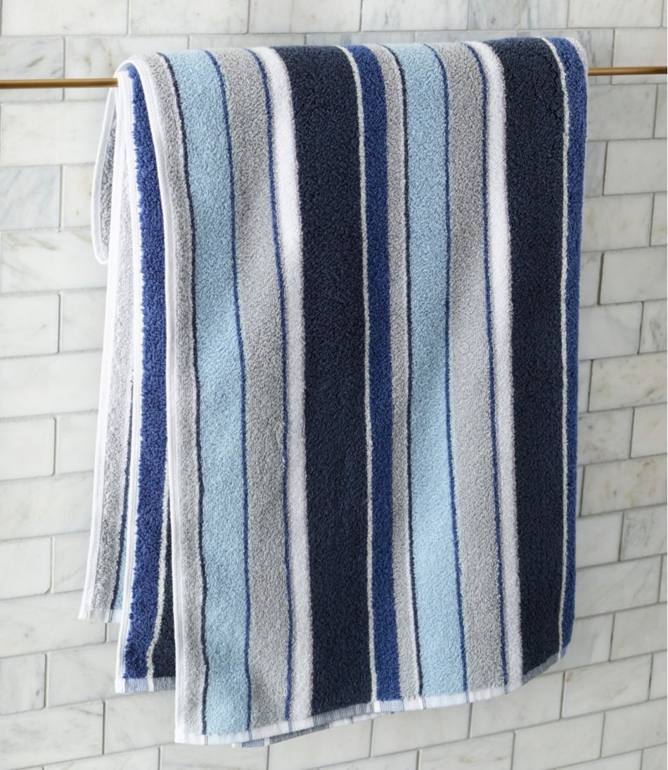 Bean's Organic Cotton Towel Set, Stripe - Image 2