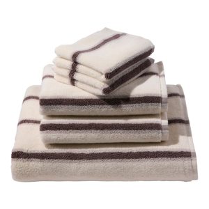 Premium Cotton Towel Set, Stripe