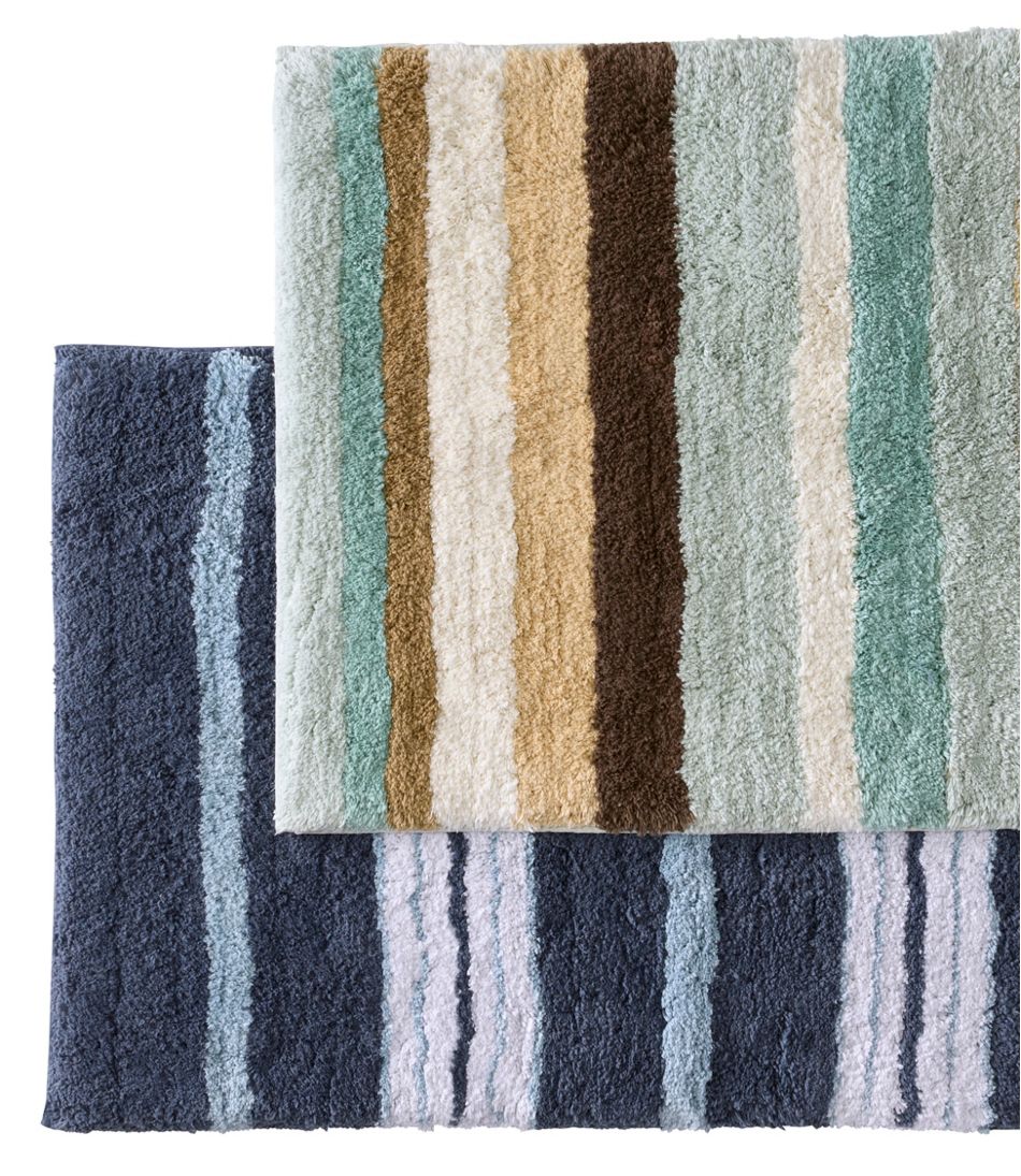 Premium Cotton Bath Mat, Multistripe - Image 4