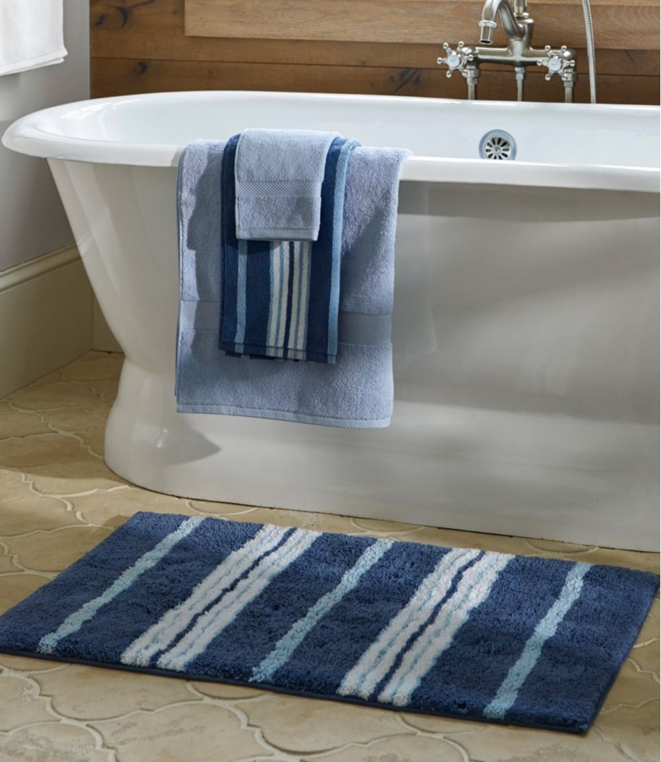 Premium Cotton Bath Mat, Multistripe - Image 6