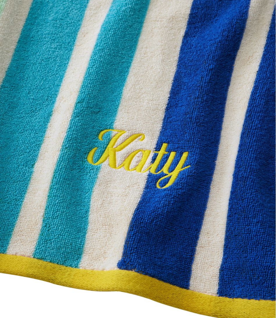 Seaside Beach Towel, Seaside Stripe - Image 3