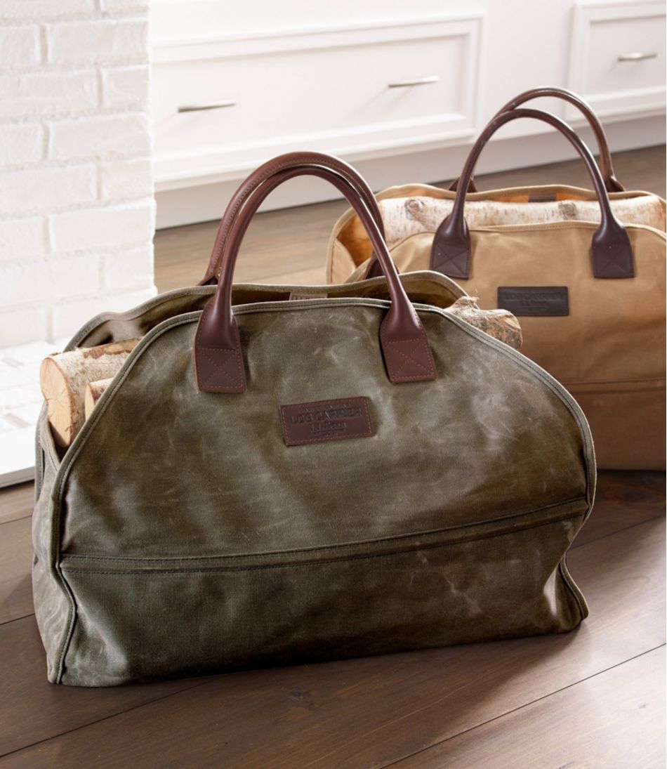Waxed-Canvas Log Carrier - Image 2