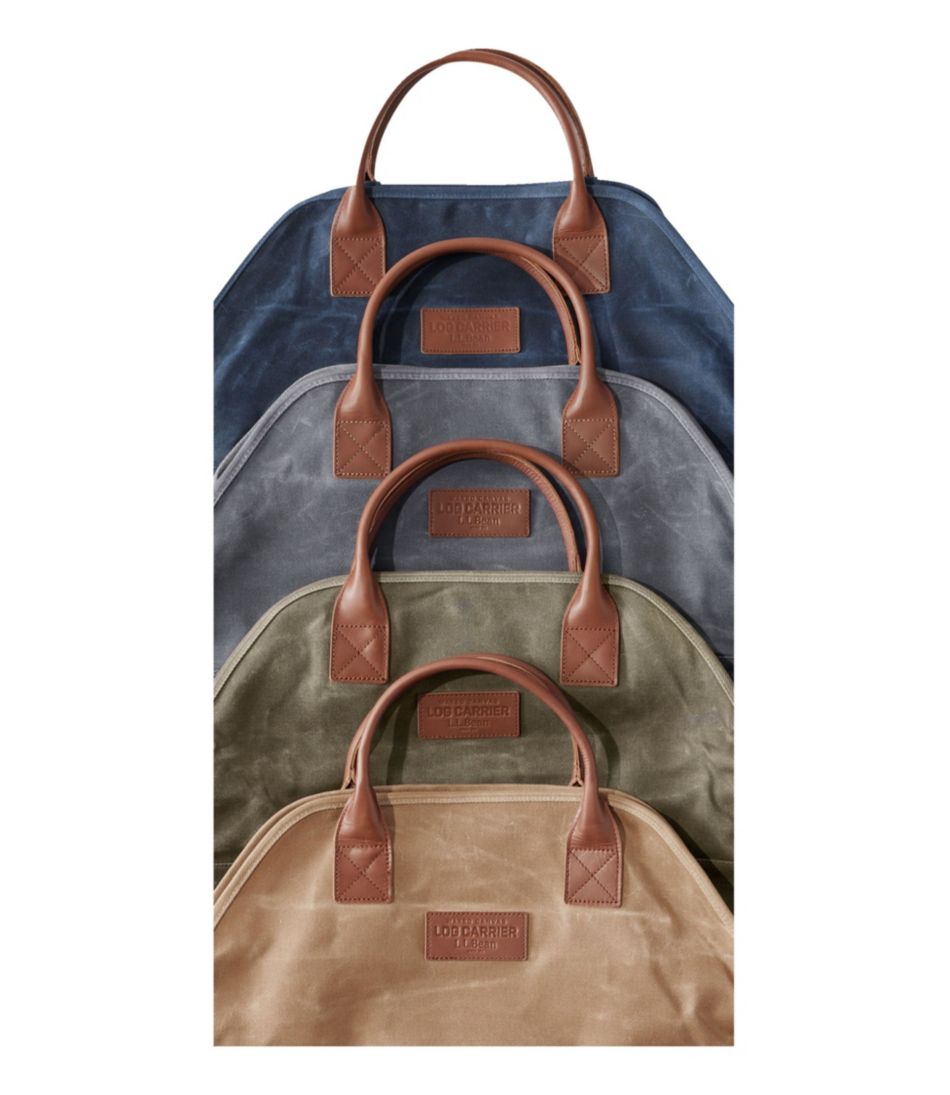 Waxed-Canvas Log Carrier - Image 3
