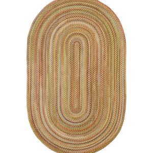 L.L.Bean Braided Wool Rug, Oval