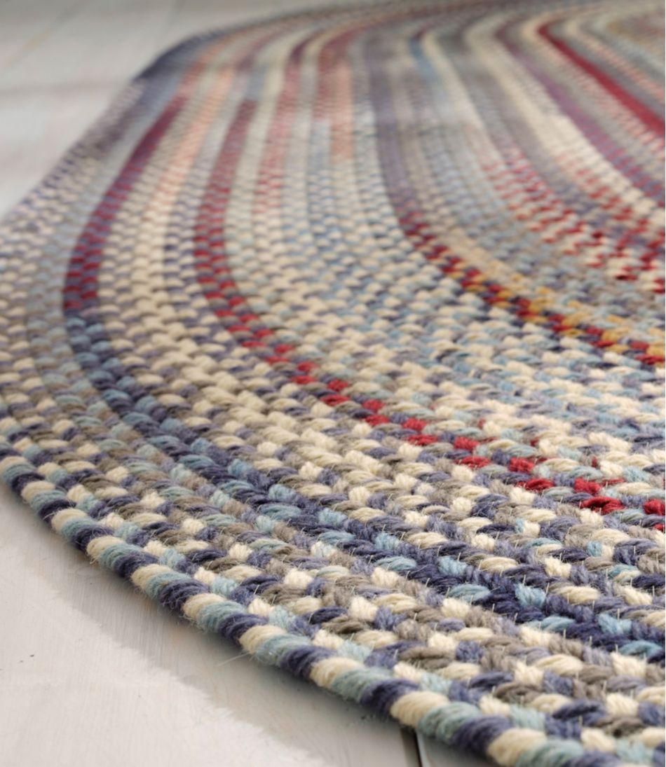 L.L.Bean Braided Wool Rug, Oval - Image 4