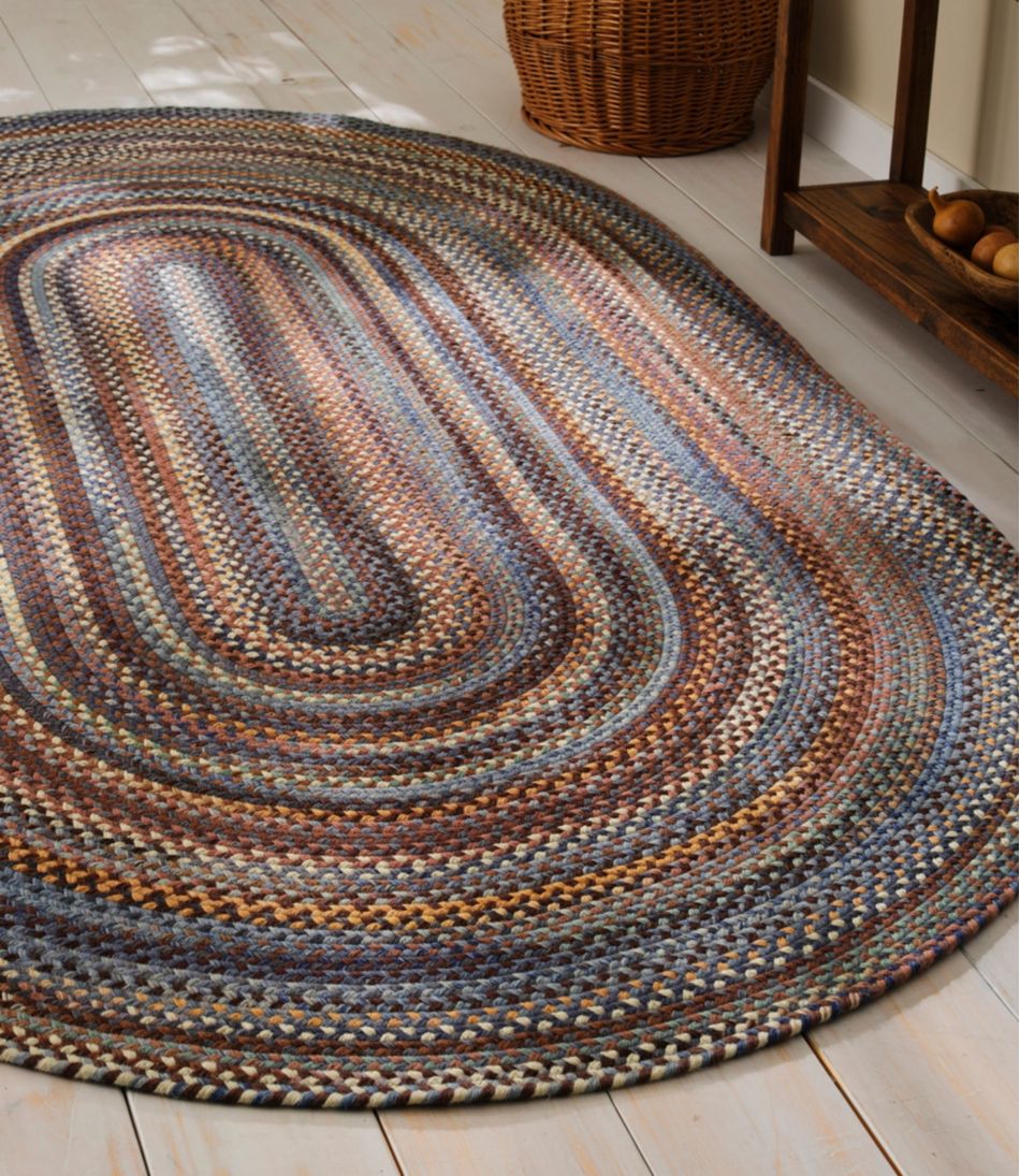 L.L.Bean Braided Wool Rug, Oval - Image 5
