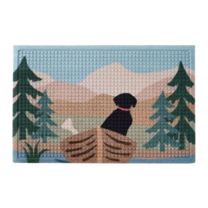 Printed Recycled Waterhog Doormat, Row Boats