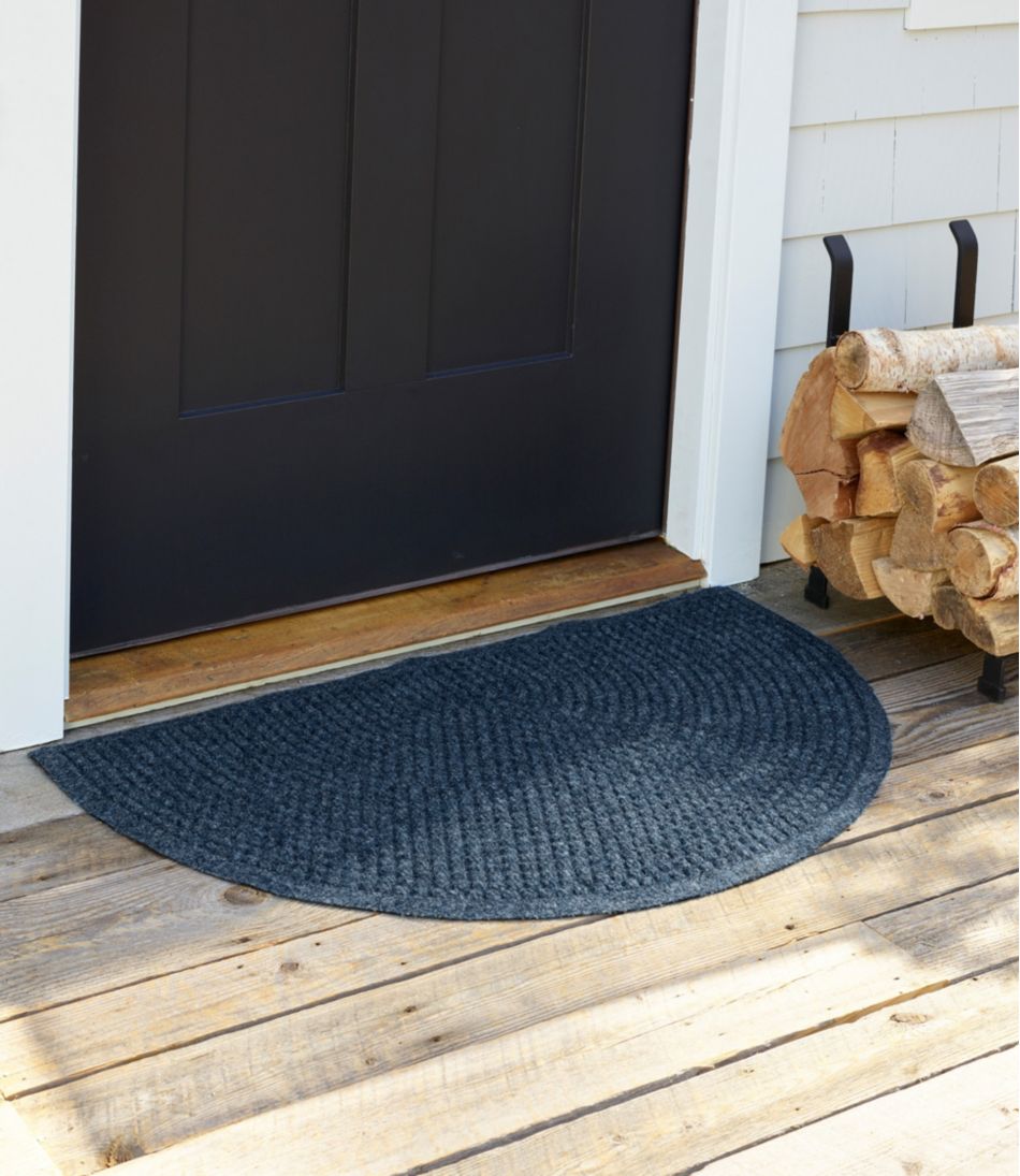 Everyspace Recycled Waterhog Doormat, Half Round - Image 5