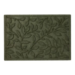 Heavyweight Recycled Waterhog Doormat, Woodland Leaf