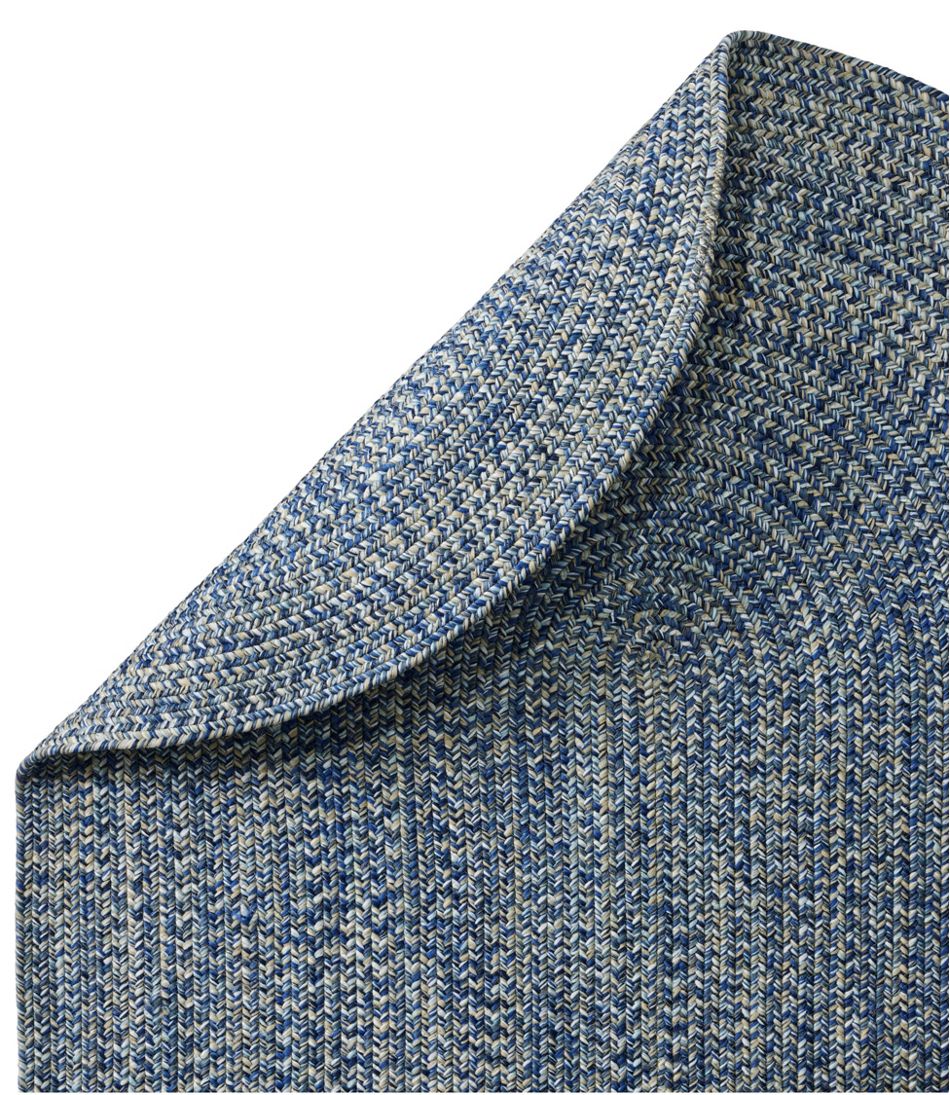 All-Weather Braided Rug, Concentric Pattern Oval - Image 2